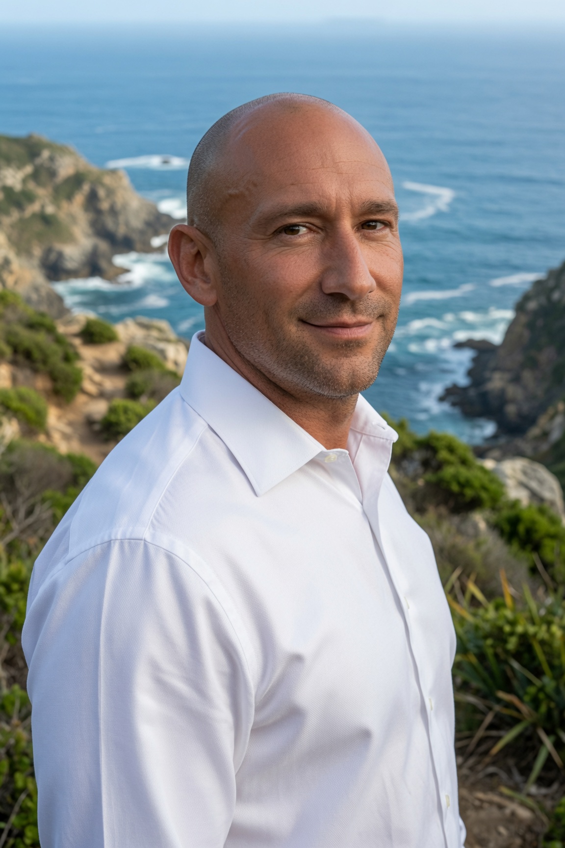 Brian Denne overlooking the Oregon coast